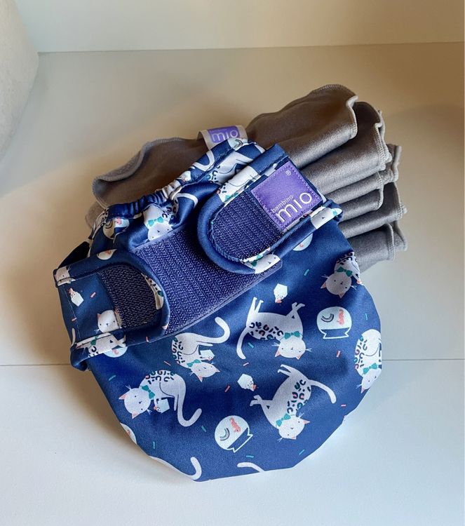 Neu AllinTwo Stoffwindel von Bambino Mio inkl. 8 Einlagen Kaufen