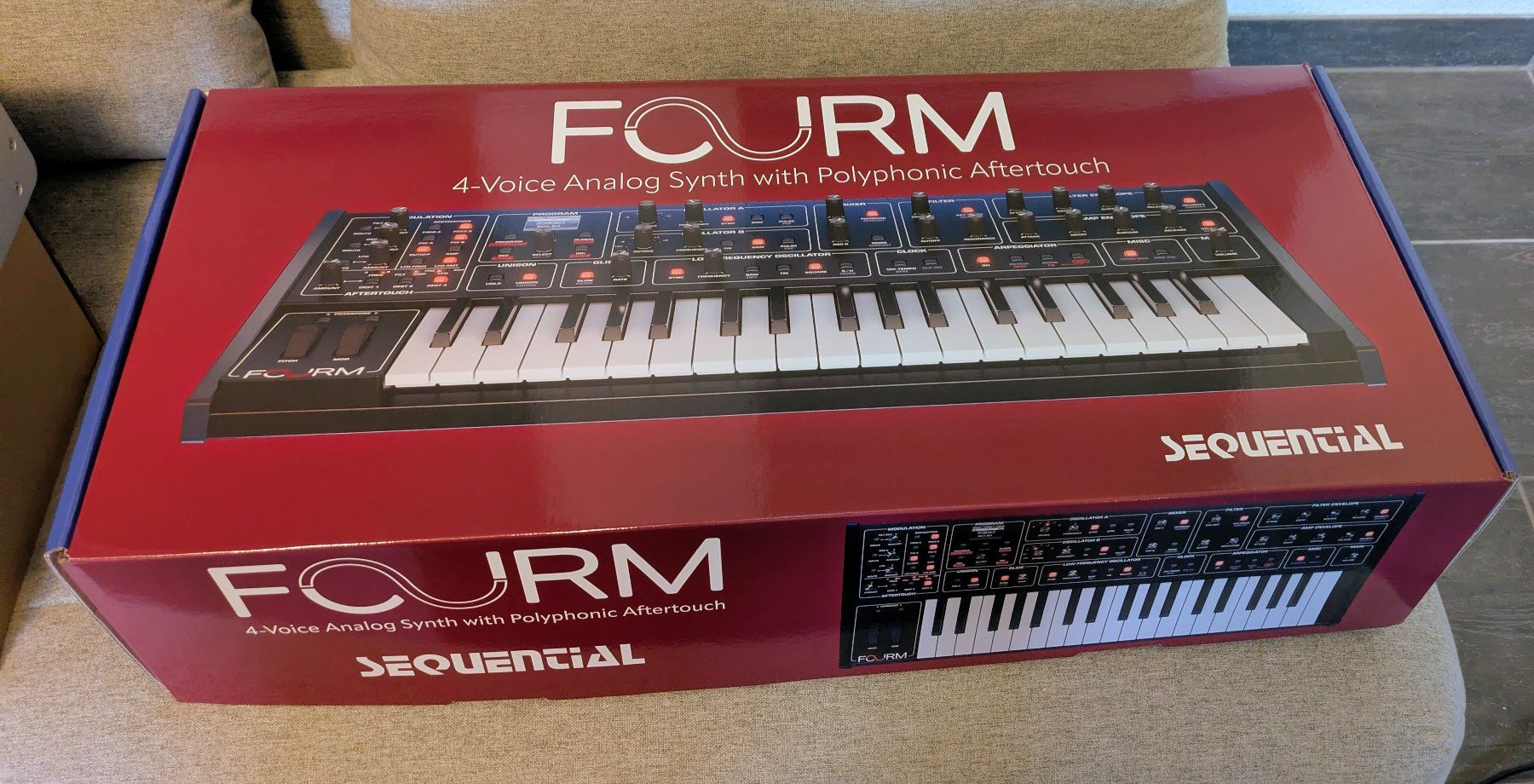 Sequential Strumenti musicali: Sequential Fourm 4 Voice Polyphonic Analog Synth – Usato da Le Brassus venduto da xew 2