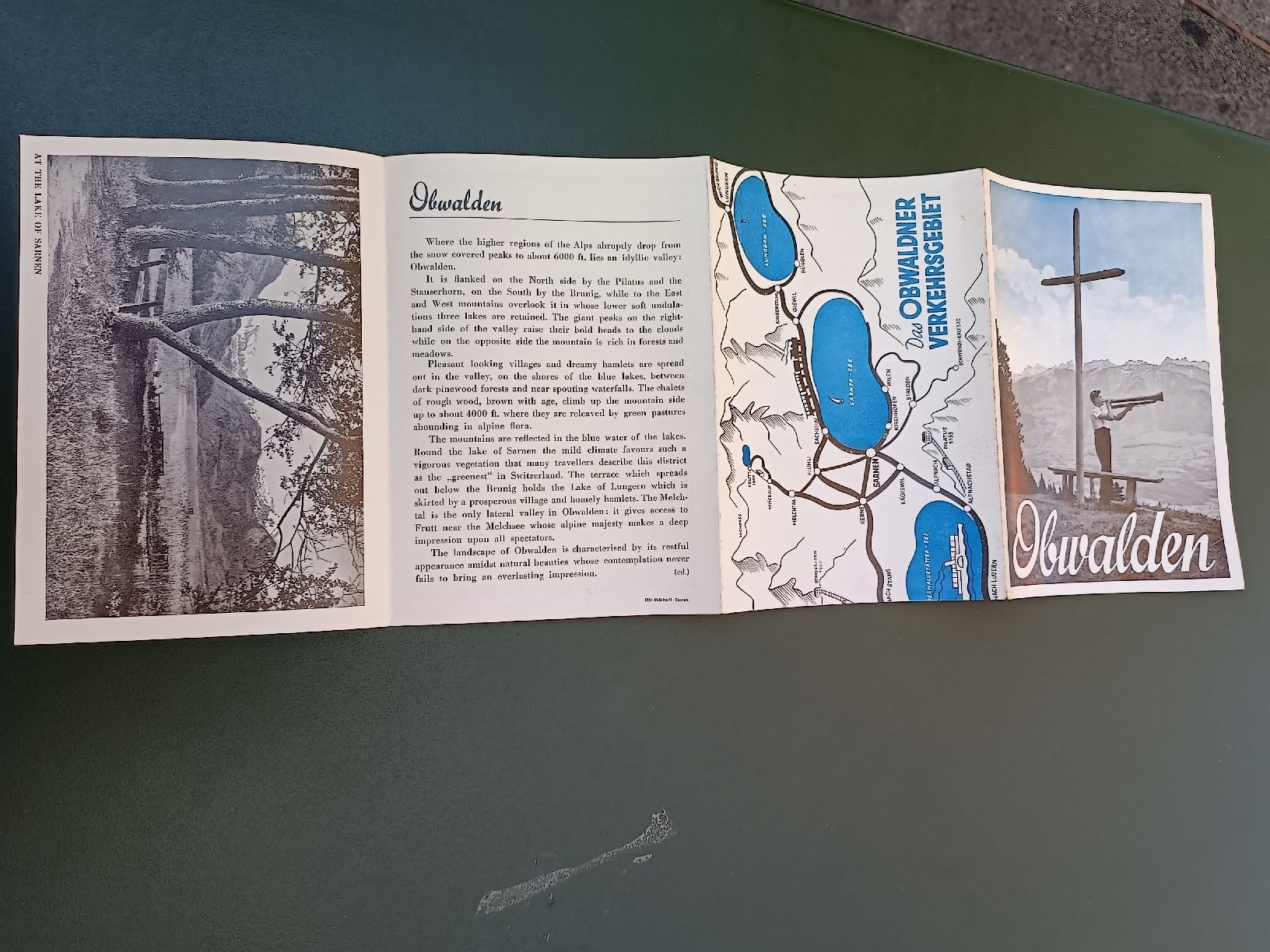 Dokumente: Alter Prospekt / Obwalden - Ausgabe ca. 1930 – Gebraucht aus Brugg AG von Ente015 2