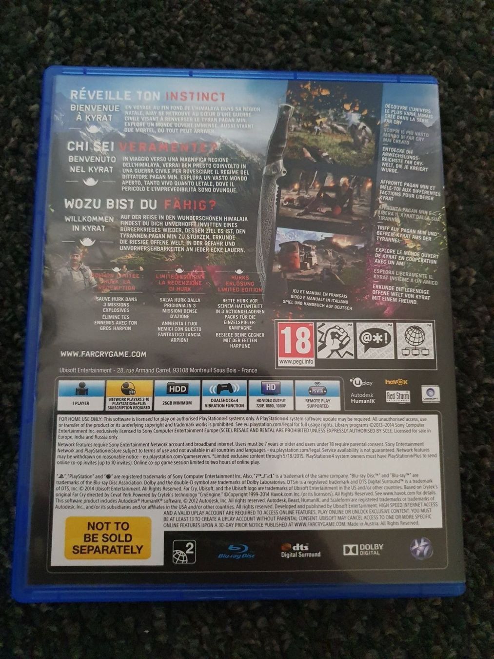 Giochi: FarCry4 Limited Edition PS4 – Nuovo (secondo la descrizione) da Ostermundigen venduto da ala_pt5h 1