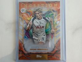 Lucas Bergvall 5/5 Tottenham Hotspur Topps Inception 2025/26