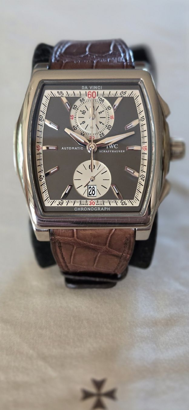 IWC Uhren: IWC Da Vinci Chronograph White Gold – Gebraucht aus Lausanne von Hibernia1