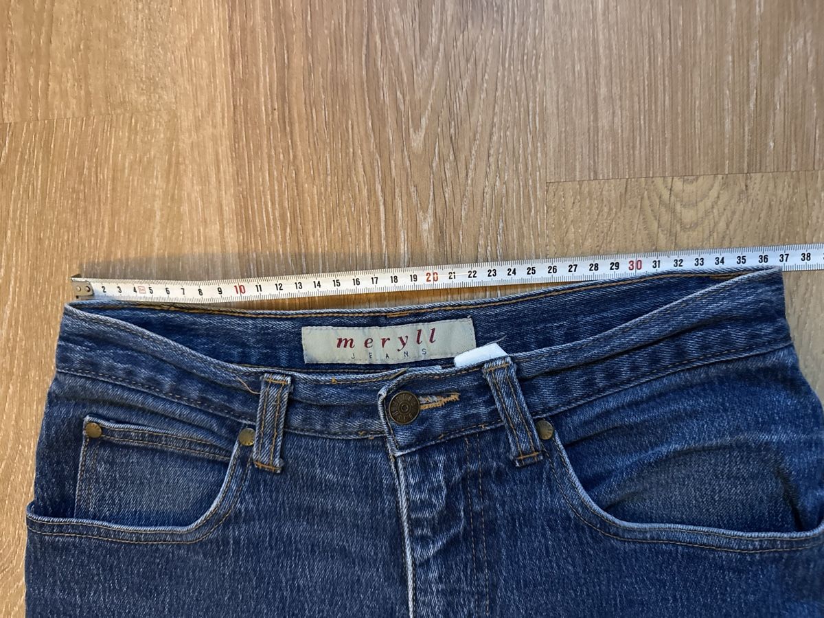 Jeans: Jeans taille haute bleu Meryll, t.40 – Usato da Tavannes venduto da Thriftshop 3