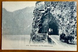 AK: Axenstrasse -Calèche