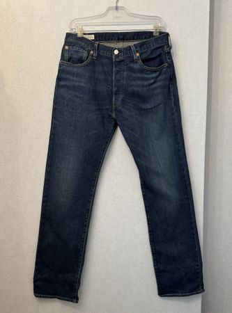 Levi's 501 Jeans Gr. 33/32 Dunkelblau - Top Zustand !