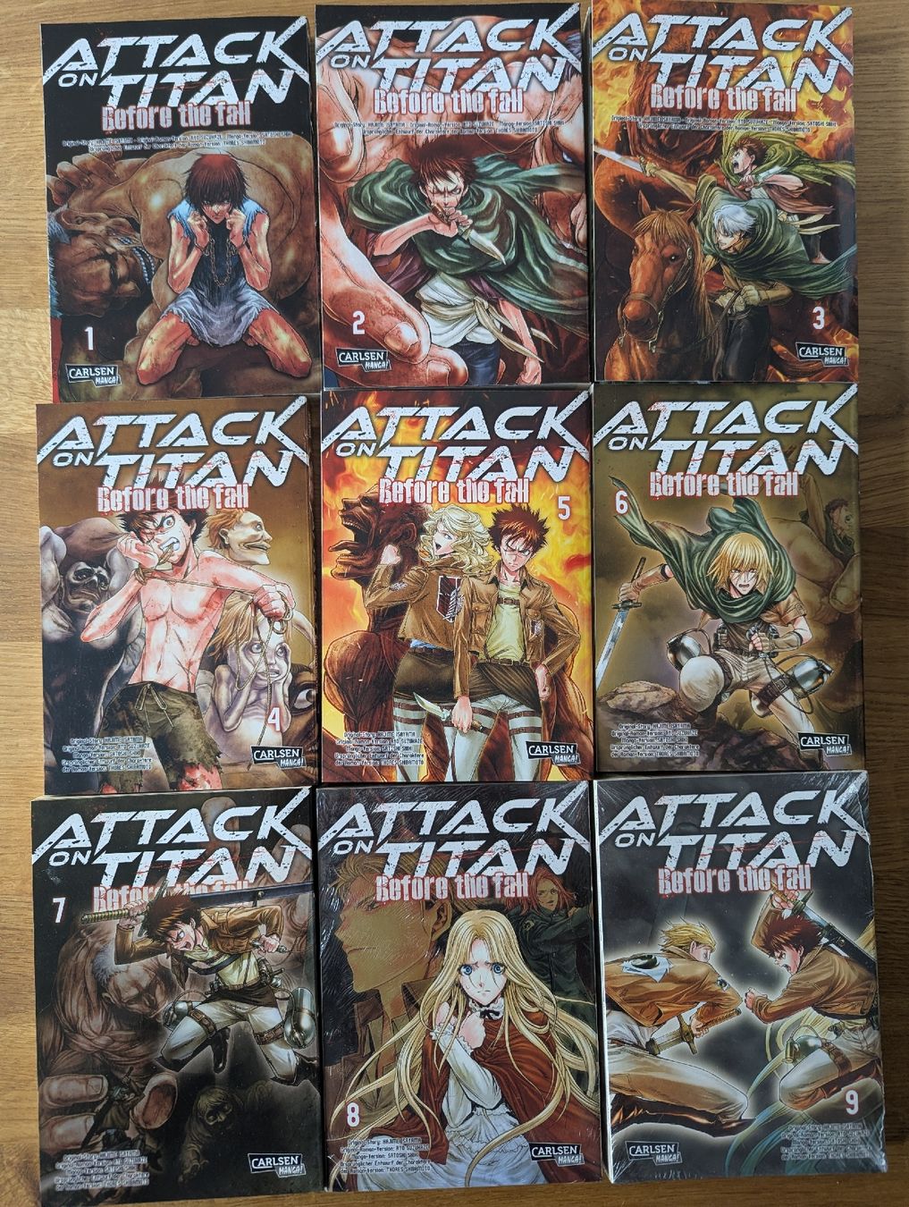 Comics: Attack on Titan 1-34 + Before The Fall 1-9 – Neu (gemäss Beschreibung) aus Wabern von poke-freak 4