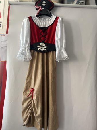 Mädchen Piratenkleid Kinder 140