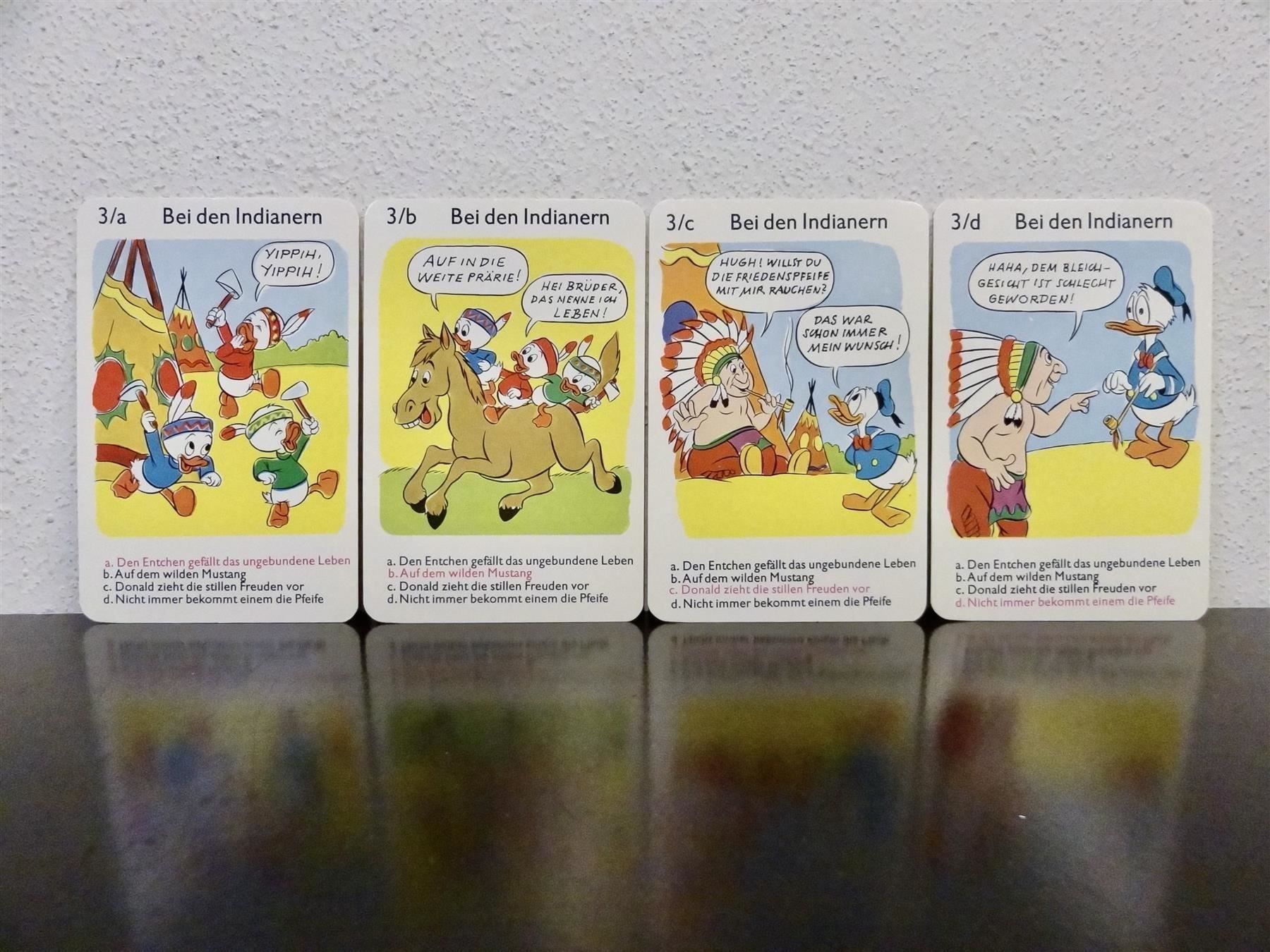 Giochi: schönes altes Quartett DONALD DUCK – Usato da Kerzers venduto da wisaundso 4