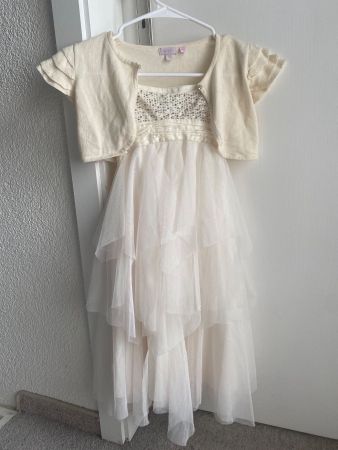 Kleid Mädchen weiss
