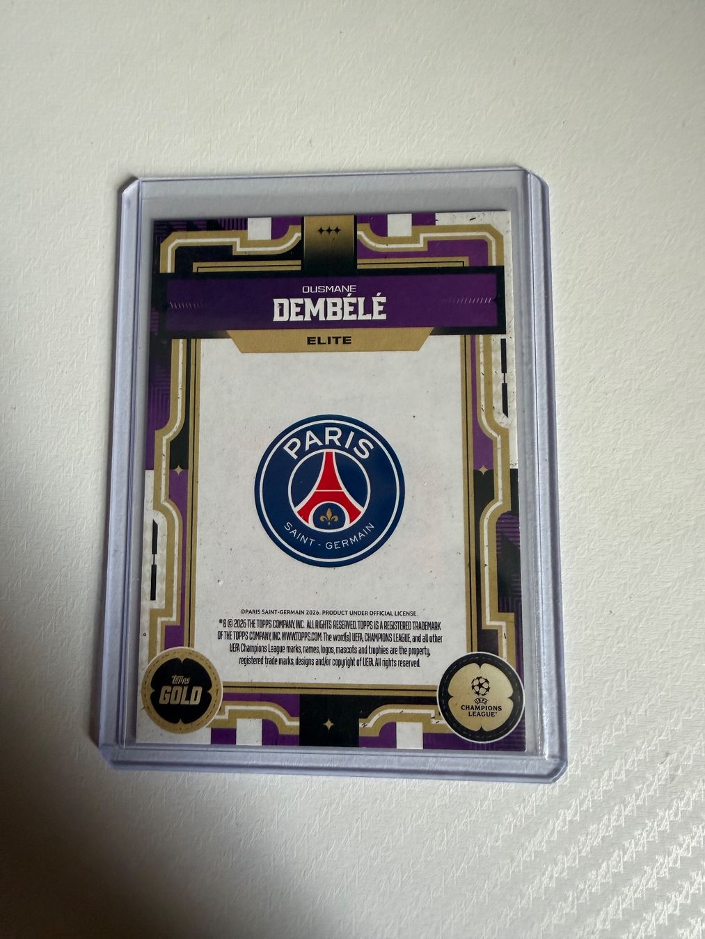 Topps Carte collezionabili: Ousmane Dembele 20/50 PSG – Nuovo (secondo la descrizione) da Lichtensteig venduto da rob_cl8g 1