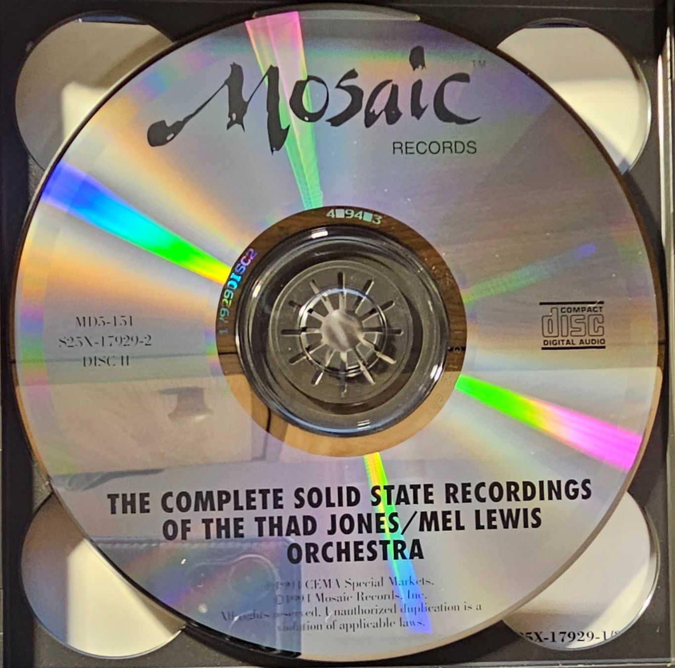 CDs: The Thad Jones/Mel Lewis Orchestra -The Complete Solid State – D'occasion à Wahlen b. Laufen par Cg10 6