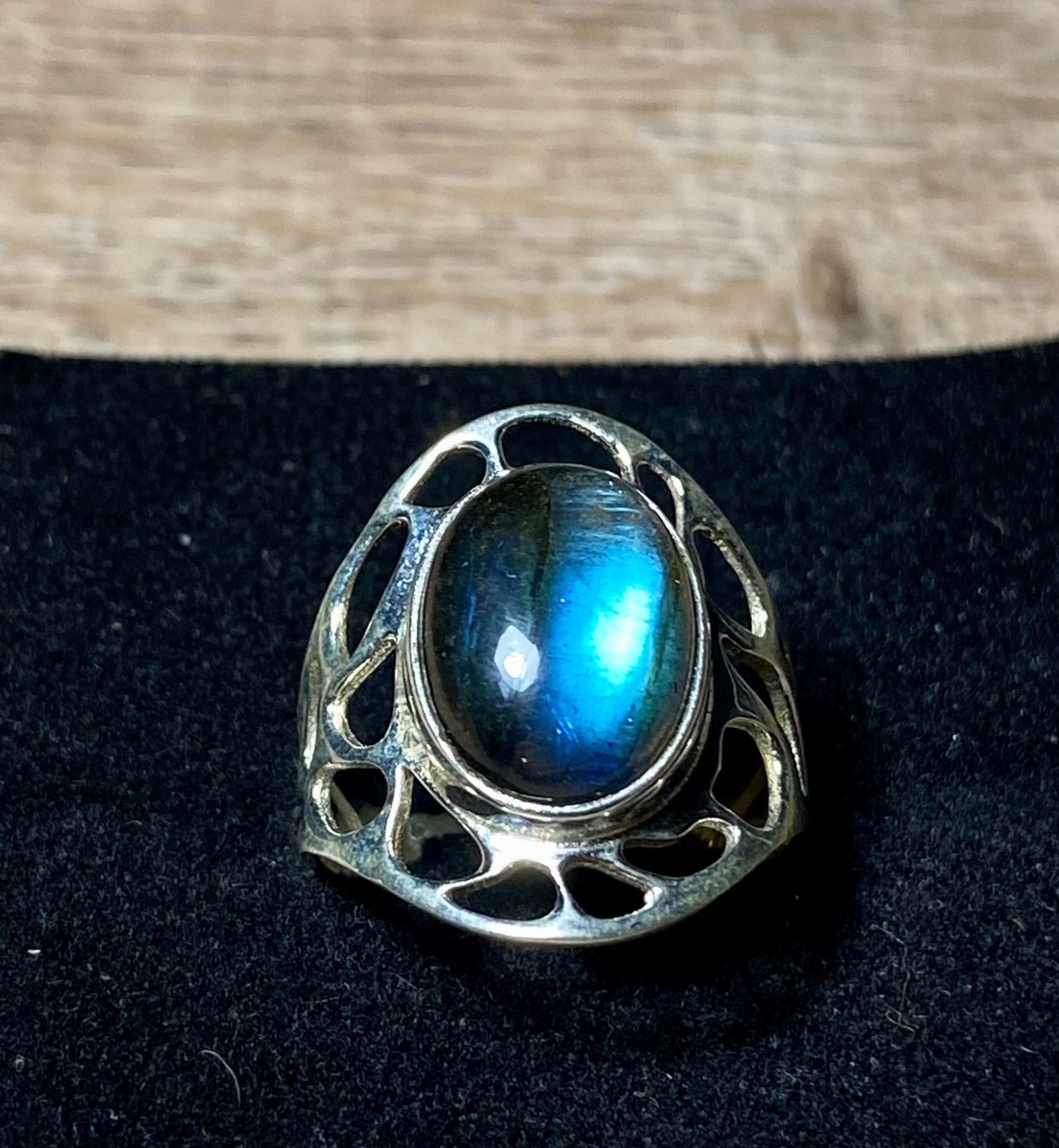Ringe: Moderner Silber Ring mit natürlichem Labradorit – Neu und originalverpackt aus Laax von Kiki_Kingdom3 6