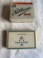 2 boites cigarettes Sultana et Laurens