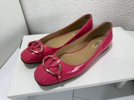 Valentino Garavani Ballerinas Flats Pink Lackleder Gr.38 OVP
