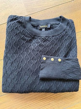More and More Pulli, schwarz. Gr. 34