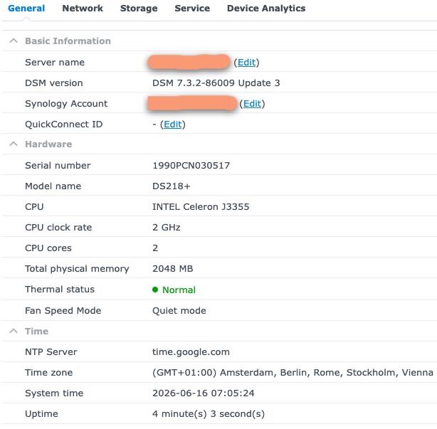 Synology Server: Synology NAS DS218+ (Ohne Harddisks) – Usato da Zollikerberg venduto da SmarterTec 7
