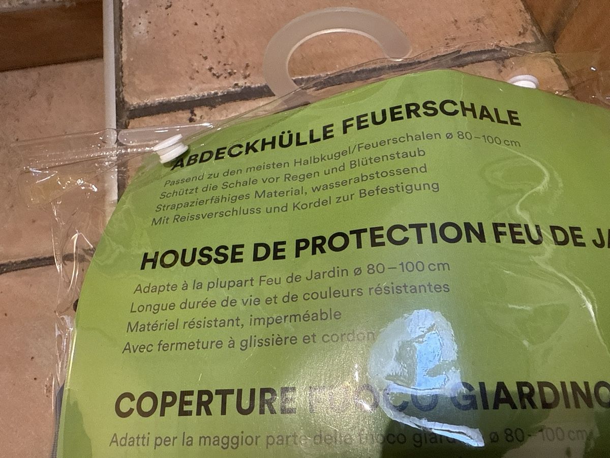 Bracieri: Abdeckhülle Feuerschale – Nuovo (secondo la descrizione) da Horriwil venduto da Carrera68 1
