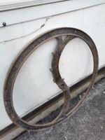 Shabby Chic Rad, Metallrad, Vintage Eisenrad, Industriedesig