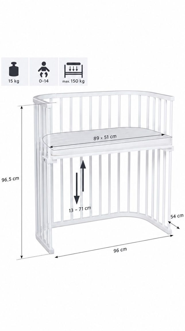 Lits: Babybay Maxi Boxspring Beistellbett – D'occasion à Wettswil par Larizzi
