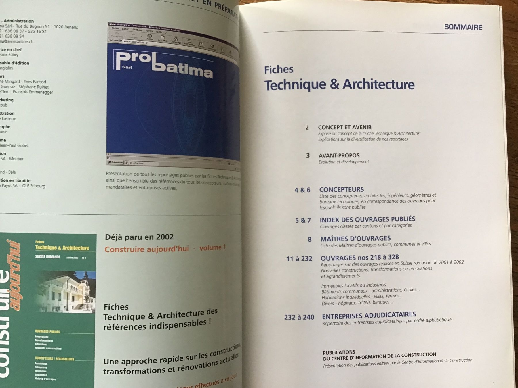 Libri: Fiches Technique et Architecture Suisse Romande Vol 2 – Usato da Fully venduto da Ruby97 1