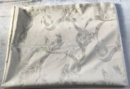 STOFF NEU CA.180X230CM WEIHNACHTEN-GOLDFARBIG