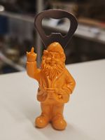 Flaschenöffner Zwerg "F-You" in Gelb