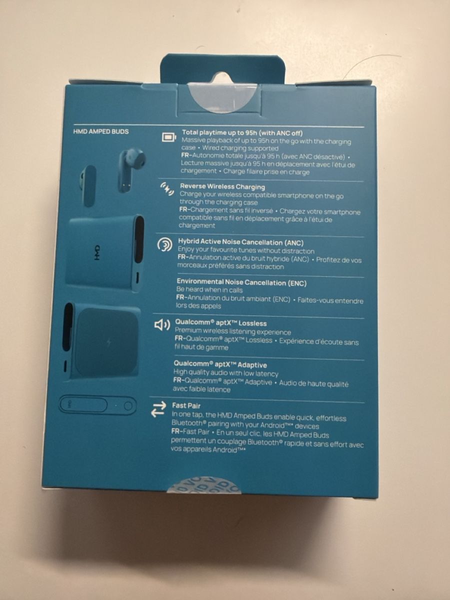 Cuffie: HMD Amped Buds True Wireless Earbuds Blue – Nuovo e nell'imballaggio originale da Gland venduto da Lucie1201 1