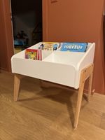 Meuble enfant de rangement livres Vertbaudet blanc