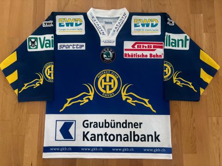 ORIGINAL HC DAVOS # 19 DAIGLE TRIKOT HCD 2006/07 XL