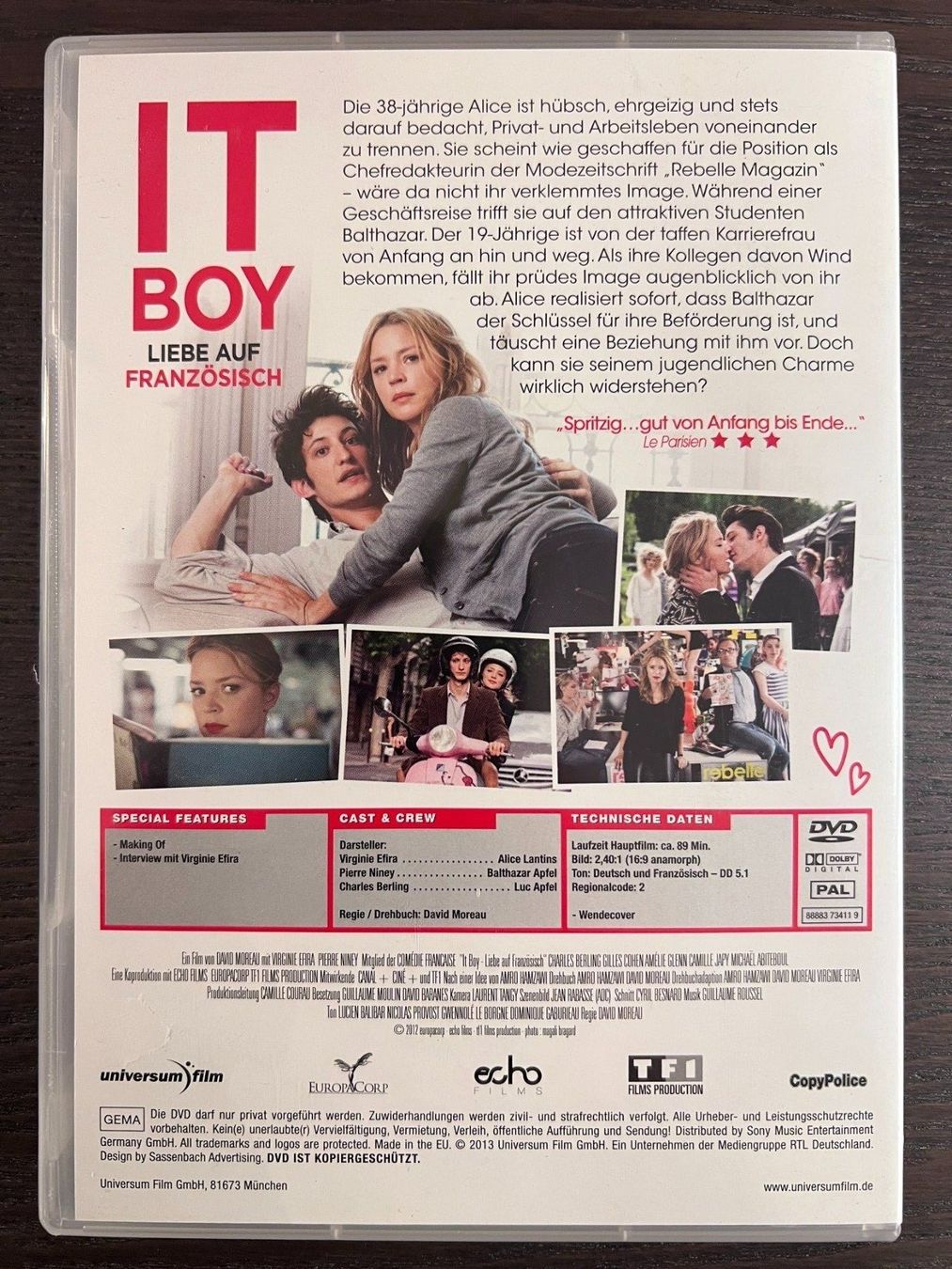 Tutti i DVDs: It Boy – Usato da Zürich venduto da FilmFreunde 1