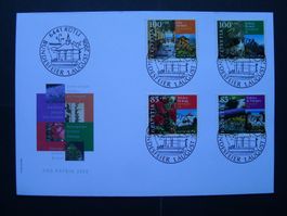 2006 Nr. B292-B295 auf Brief gestempelt 1.8.2006 Rütli