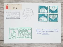CL18 Enveloppe + Timbre Suisse 1970