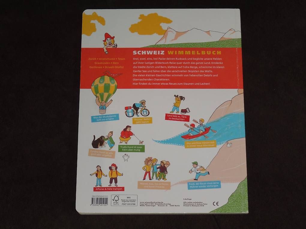 Libri: Schweiz Wimmelbuch Andrea Peter – Usato da Diessenhofen venduto da --Stephan-- 1