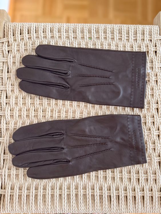 Longchamp Gants & mitaines : Longchamp -Leder-Handschuhe Neu (Größe 9) – Neuf (Voir description) à Biberstein par evolution89