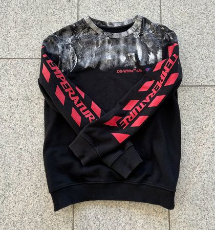 Off White Pullover Kooperation Champion Grösse S