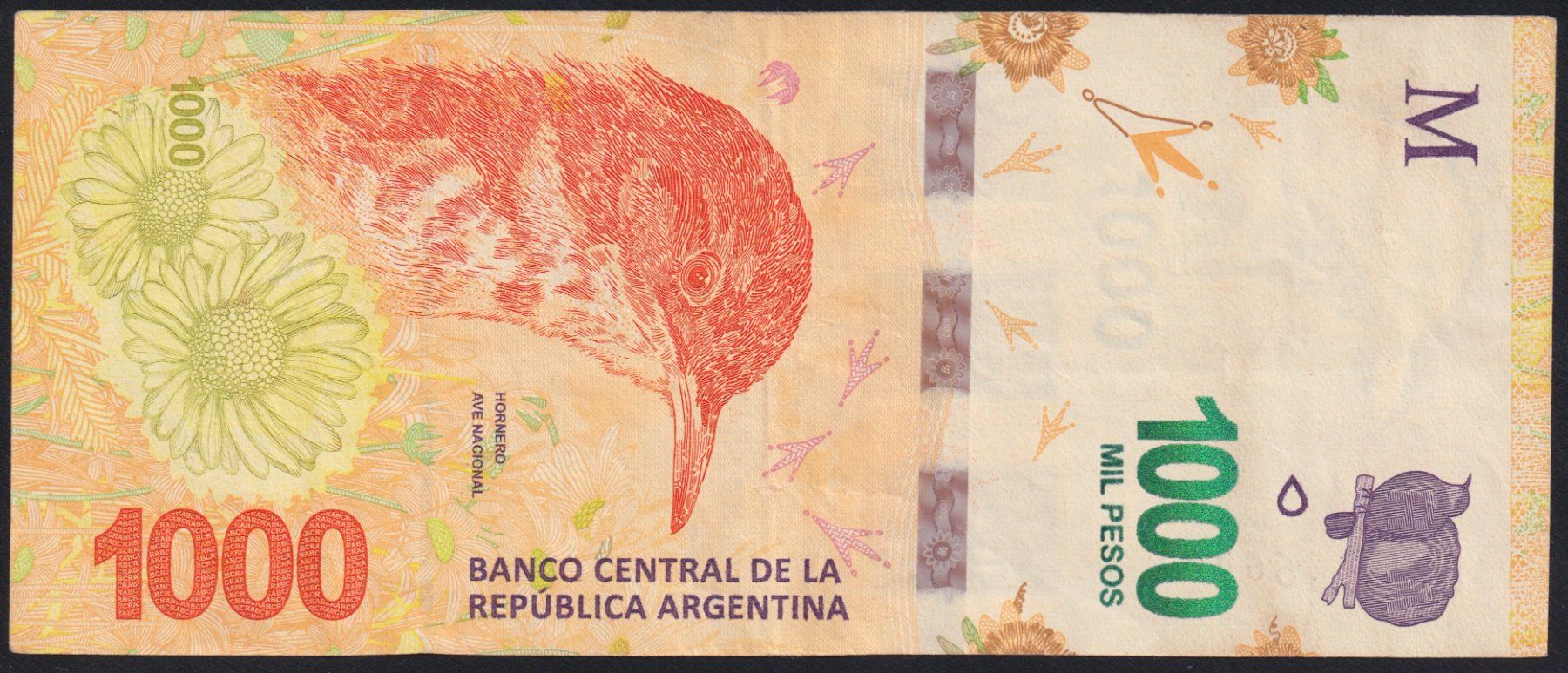 Banknoten: Argentinien 1000 Pesos 2020 – Gebraucht aus Brugg AG von banknoten_muesli