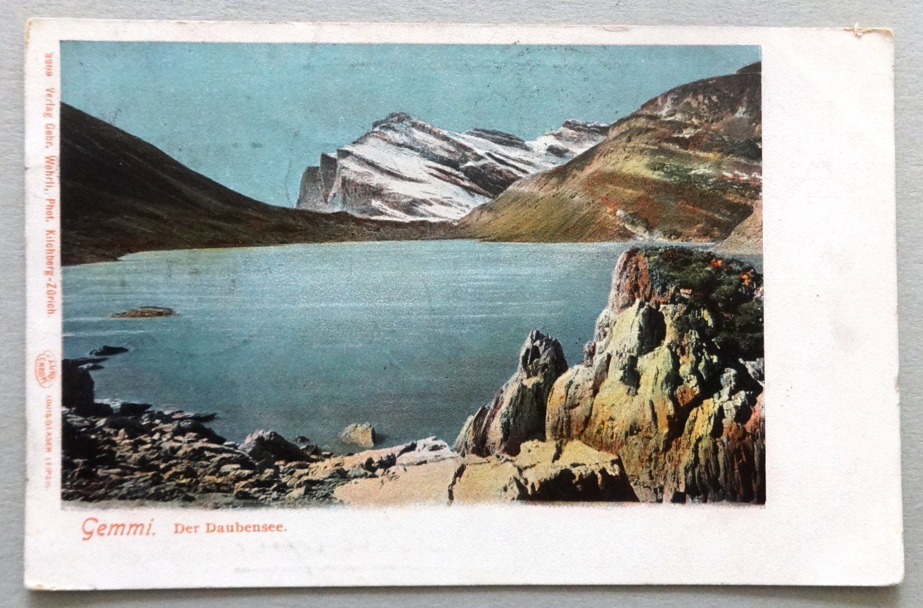 Cartes postales: Gemmi, Der Daubensee – D'occasion à Fétigny par Billy2miny