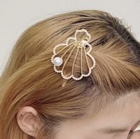 Boho Muschel Haarspange