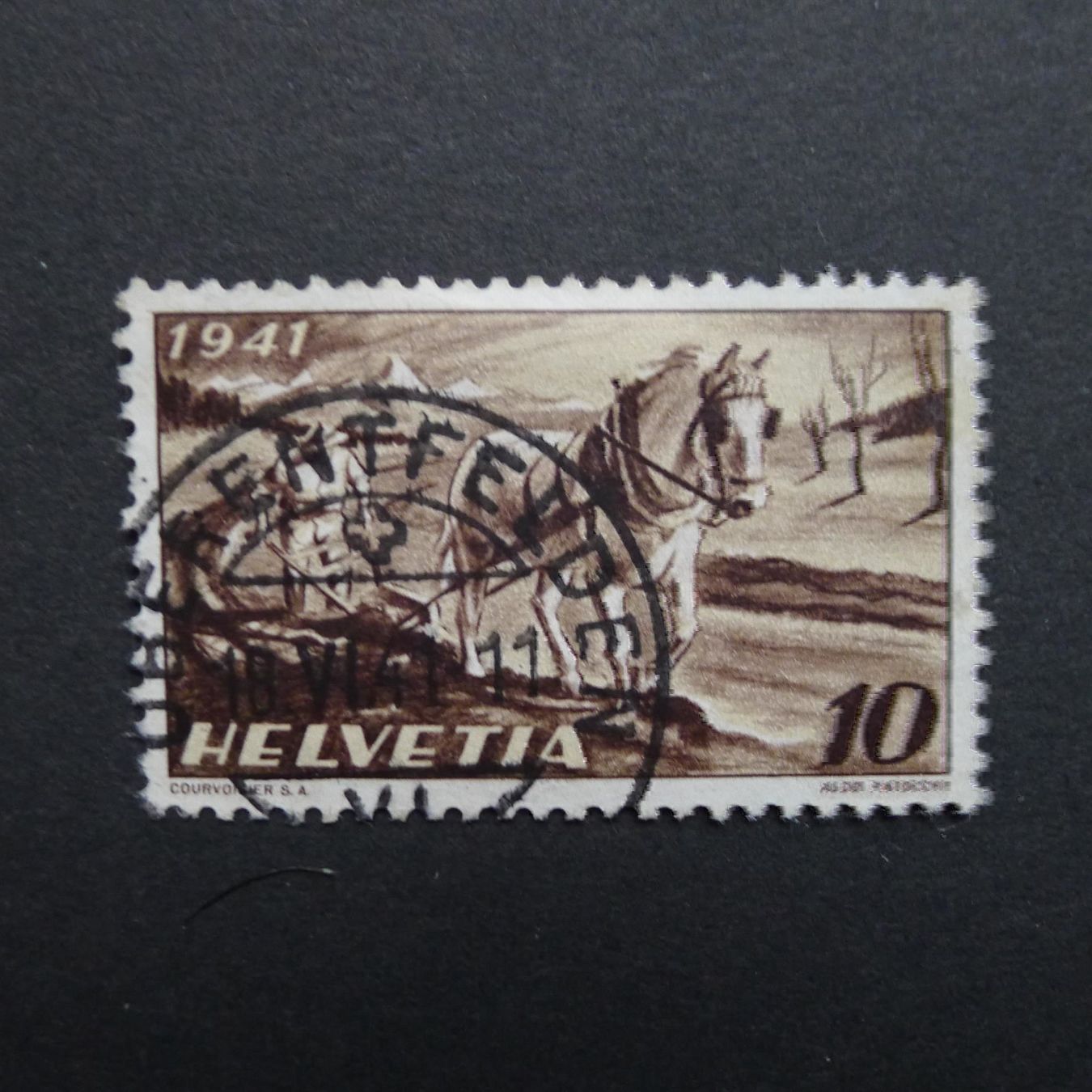 Tutti i francobolli: 1941 Nr. 252. Ret. von OBERENTFELDEN – Usato da Dagmersellen venduto da wyss1982