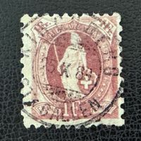 Stehende Helvetia 1888, Nr. 71B, gestempelt