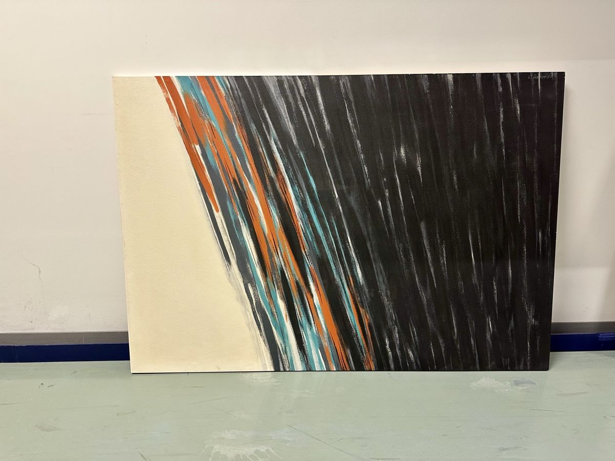 Dipinti: Tableau grand format signé C.Zurcher 1989. – Usato da Genève venduto da Tom6