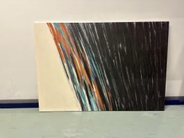 Tableau grand format signé C.Zurcher 1989.