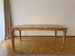 Massiver Esstisch aus massivem Mangoholz 181 × 90 × 76 cm –