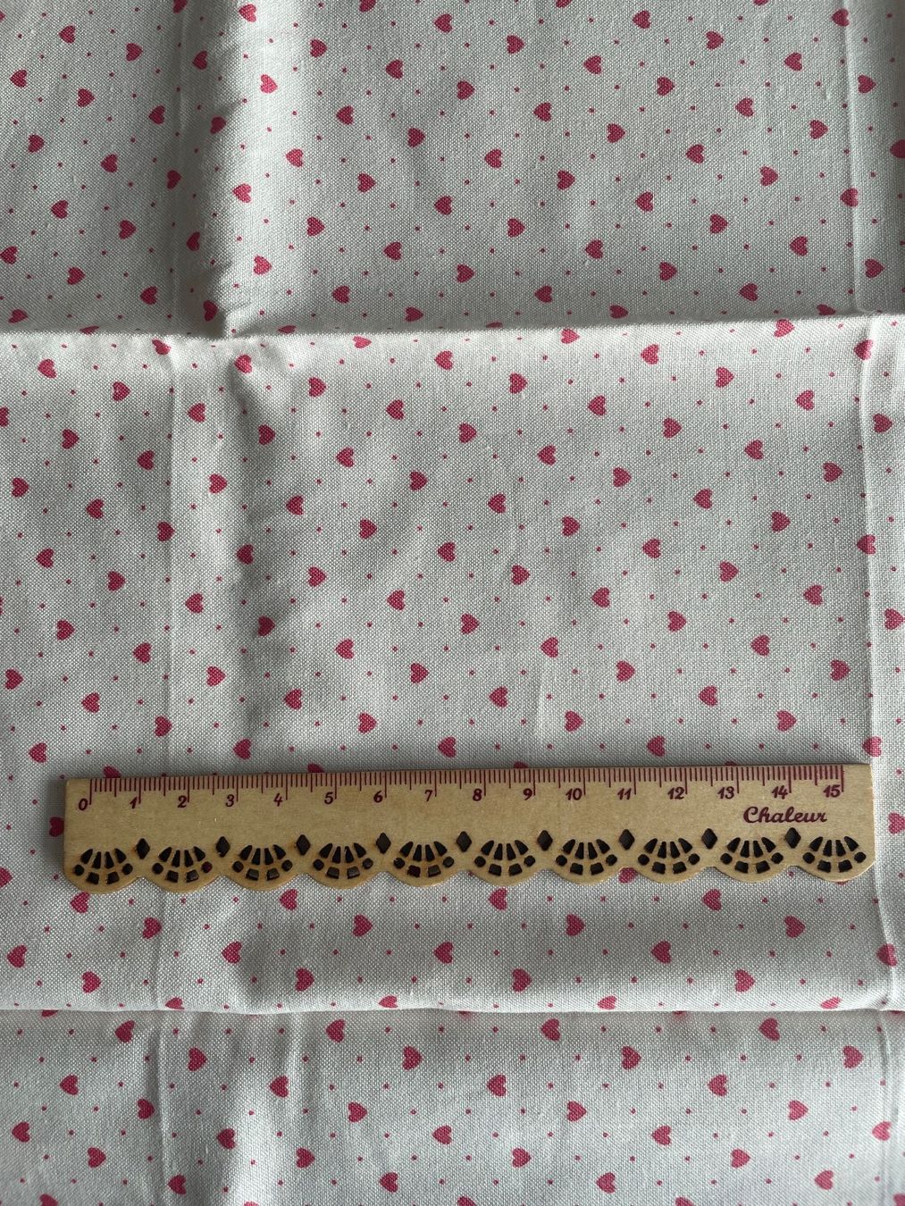 Stoffe: Fat quarter/Coupon patchwork-couture Roses & Coeurs – Neu und originalverpackt aus Gland von san_xz5j 6