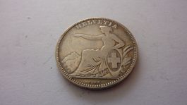 Uralter Zweifränkler 1862 ,  -sehr schön