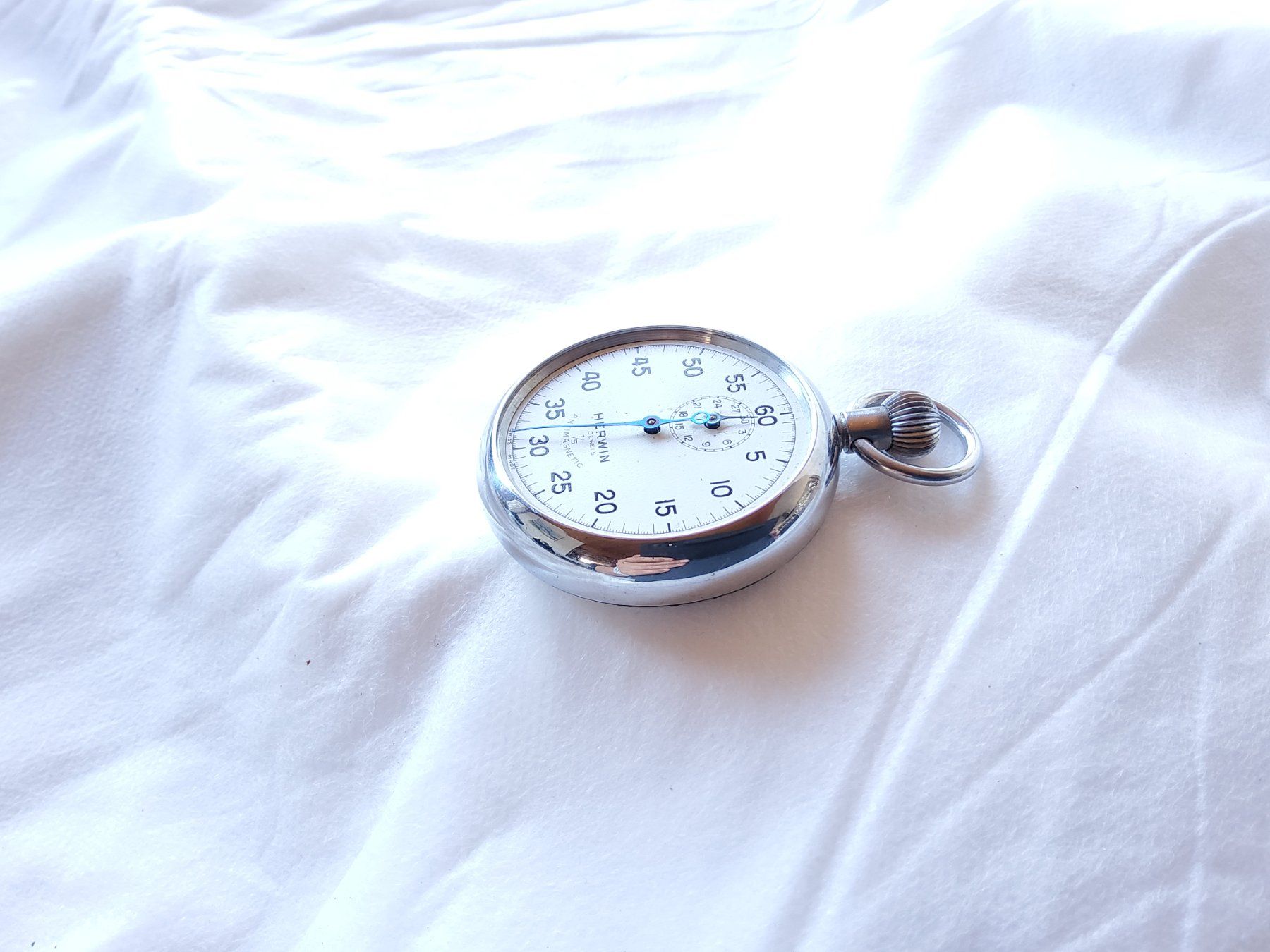 Orologi: Chronomètre de poche vintage Herwin  – Usato da Malleray venduto da Broc-Mo 4