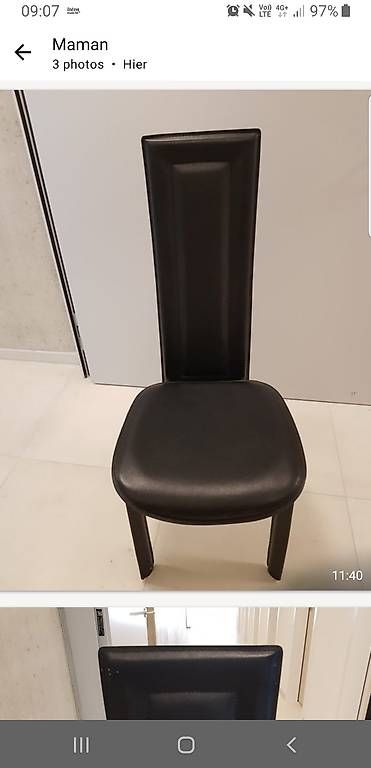 Chaises: Chaises en cuir – D'occasion à Soubey par jul_lsm9 2