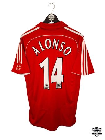 ALONSO #14 Original Liverpool 2006-08 Home Trikot