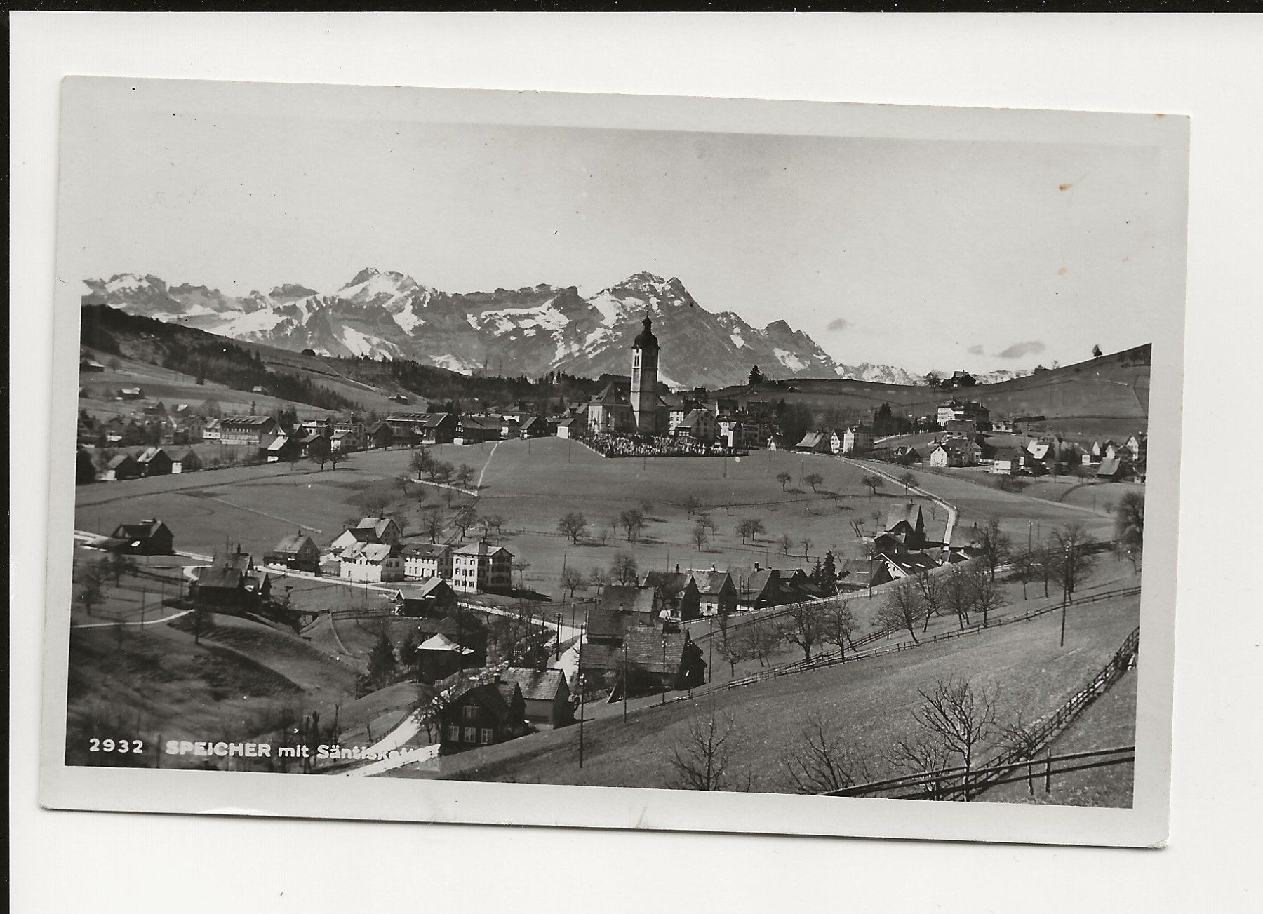 Cartoline postali: AK ca.1940 Speicher mit Säntiskette – Usato da Greifensee venduto da 315WDO