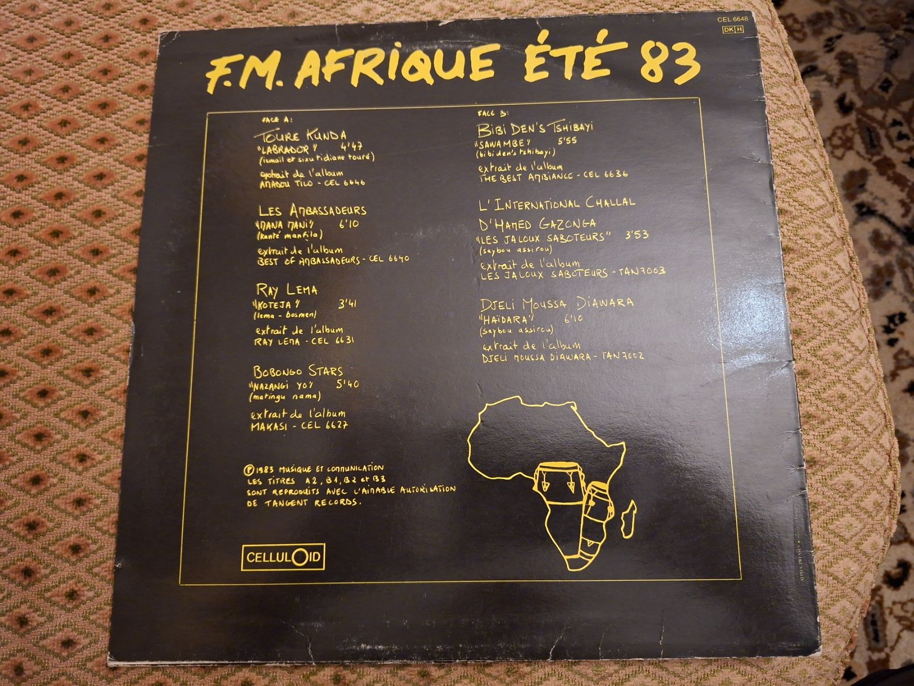Schallplatten: LP - Afrique Celluloid - FM été 83 – Gebraucht aus Bernex von Wannabehasbeen01 1